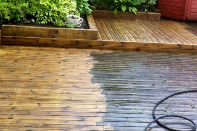 Decking cleaning and pressure washing in Bristol